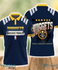 Denver Nuggets Style NBA Basketball Team 3D Polo Shirt Product Photo 1