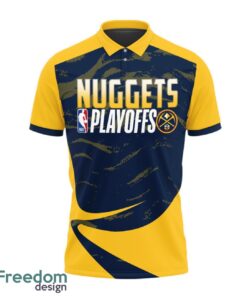 Denver Nuggets Style NBA Basketball Team 3D Polo Shirt Sport Fans Gift Product Photo 2