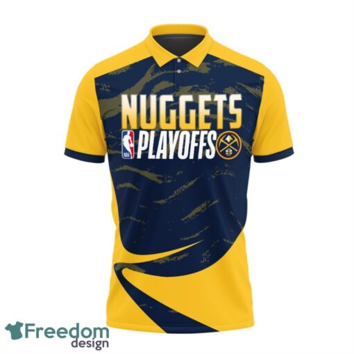 Denver Nuggets Style NBA Basketball Team 3D Polo Shirt Sport Fans Gift Product Photo 2