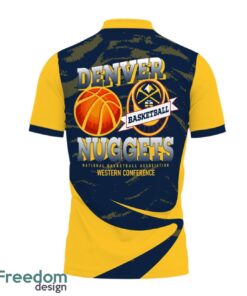 Denver Nuggets Style NBA Basketball Team 3D Polo Shirt Sport Fans Gift Product Photo 3