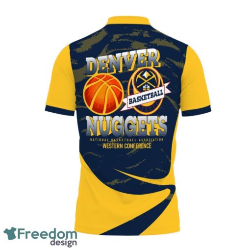 Denver Nuggets Style NBA Basketball Team 3D Polo Shirt Sport Fans Gift Product Photo 3