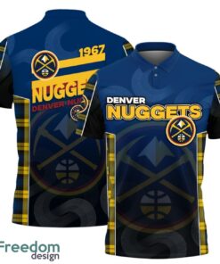 Denver Nuggets Style NBA Basketball Team Black 3D Polo Shirt new Designs For Fans Product Photo 1