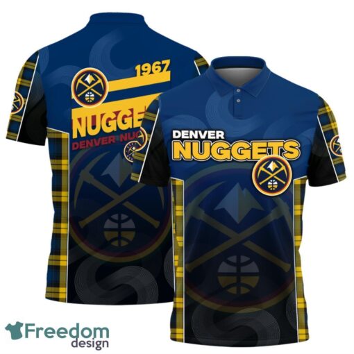 Denver Nuggets Style NBA Basketball Team Black 3D Polo Shirt new Designs For Fans Product Photo 1