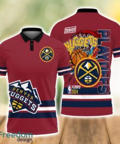 Denver Nuggets Style NBA Basketball Team Black 3D Polo Shirt Special For Fans Product Photo 1