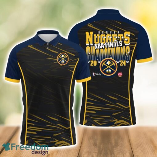 Denver Nuggets Style NBA Champs Basketball 2024 3D Polo Shirt For Fans Product Photo 1