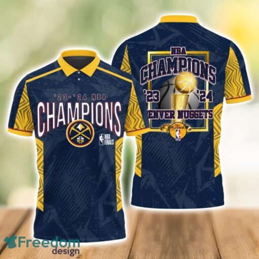 Denver Nuggets Style NBA Champs Team Basketball 2024 Polo Shirt Gift Ideas For Fans Product Photo 1