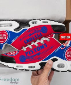 Detroit Pistons NBA Air Cushion Sports Shoes Custom Name TN Sneakers For Fans Product Photo 2