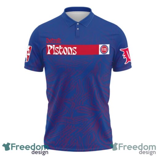 Detroit Pistons Style NBA Champs Special Designs 3D Polo Shirt Product Photo 2