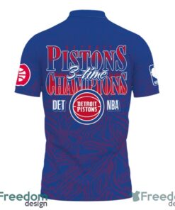 Detroit Pistons Style NBA Champs Special Designs 3D Polo Shirt Product Photo 3