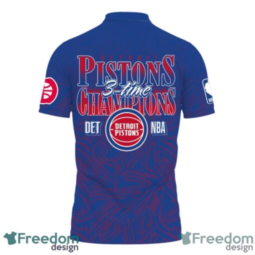 Detroit Pistons Style NBA Champs Special Designs 3D Polo Shirt Product Photo 3