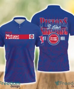 Detroit Pistons Style NBA Champs Special Designs 3D Polo Shirt Product Photo 1