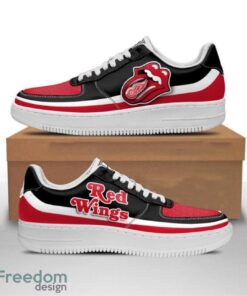 Detroit Red Wings Air Force Shoes Sexy Lips AF1 For Men And Women