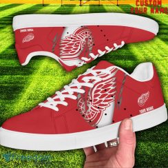 Detroit Red Wings NHL Custom Name Unique Gift Low Top Skate Shoes Gifts For Fan Product Photo 2