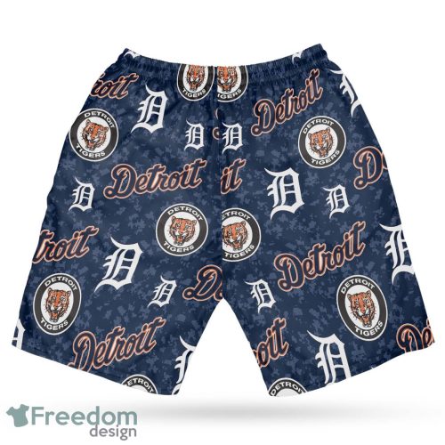 Detroit Tigers MLB Hawaii All Printed Logo 3D Hawaiian Shirt And Shorts For Team Product Photo 4