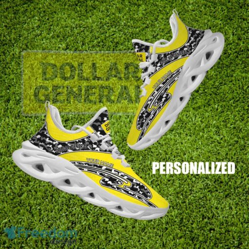 Dollar General Brand New Running Sneaker Exclusive Camo Max Soul Shoes Custom Name - Dollar General Running Shoes Camo Design Personalized Photo 1