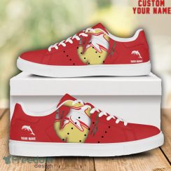 Dolphins NRL Custom Name Unique Gift Low Top Skate Shoes Gifts For Fans