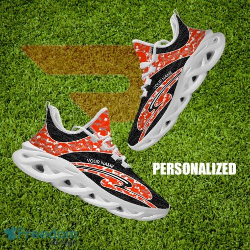 DoorDash Brand New Running Sneaker Luxury Camo Max Soul Shoes Custom Name - DoorDash Running Shoes Camo Design Personalized Photo 1