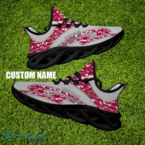 Dr Pepper Brand New Sport Sneaker High-quality Camo Max Soul Shoes Custom Name - Dr Pepper Running Shoes Camo Design Personalized Photo 2