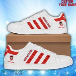 Dragons NRL Custom Name Unique Gift New Low Top Skate Shoes Gifts For Fans