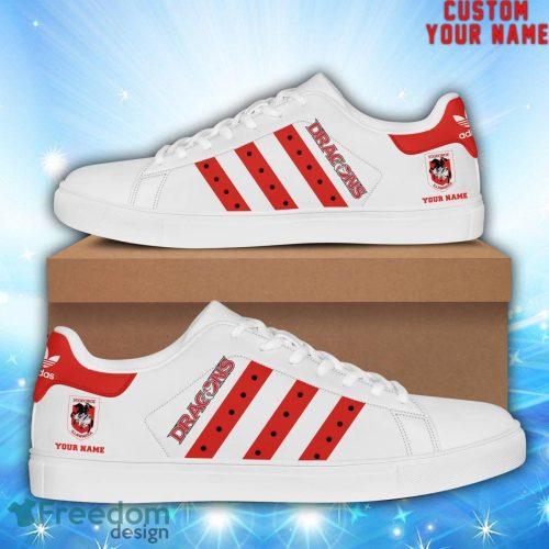 Dragons NRL Custom Name Unique Gift New Low Top Skate Shoes Gifts For Fans Product Photo 1