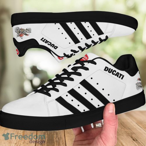 Ducati Motorcycles Low Top Skate Shoes For Men And Women Fans Gift Shoes Product Photo 4