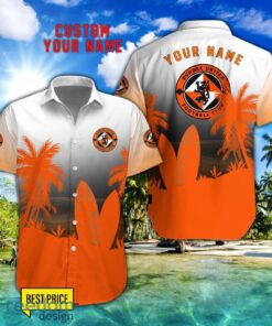 Dundee United F.C. Combo Hawaiian Shirt And Shorts Surfboards Coconut Custom Name For Fans