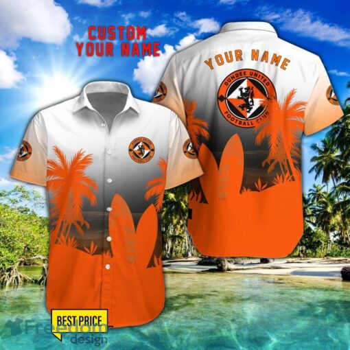 Dundee United F.C. Combo Hawaiian Shirt And Shorts Surfboards Coconut Custom Name For Fans Product Photo 1