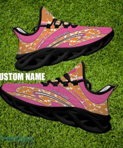 Dunkin’ Donuts Brand New Chunky Sneaker Edgy Camo Max Soul Shoes Custom Name - Dunkin’ Donuts Running Shoes Camo Design Personalized Photo 2