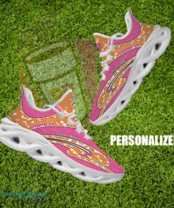 Dunkin’ Donuts Brand New Chunky Sneaker Edgy Camo Max Soul Shoes Custom Name - Dunkin’ Donuts Running Shoes Camo Design Personalized Photo 1