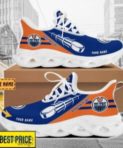 Edmonton Oilers Custom Name Sneakers Limited Max Soul Shoes For Men Women Product Photo 1