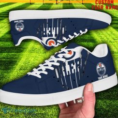 Edmonton Oilers NHL Custom Name Unique Gift Low Top Skate Shoes Gifts For Fan Product Photo 2