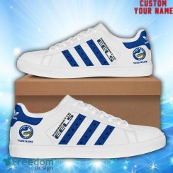 Eels NRL Custom Name Unique Gift New Low Top Skate Shoes Gifts For Fans