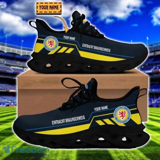 Eintracht Braunschweig Sneakers Limited Max Soul Shoes For Men And Women Custom Name Product Photo 1