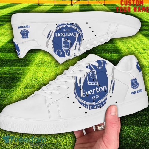 Everton EPL Custom Name Unique Gift Low Top Skate Shoes For Man And Woman Product Photo 2