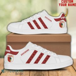 FC Augsburg BDLG Custom Name Unique Gift Low Top Skate Sneakers For Fans