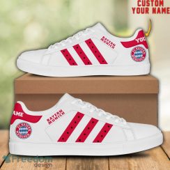 FC Bayern München BDLG Custom Name Unique Gift Low Top Skate Sneakers For Fans