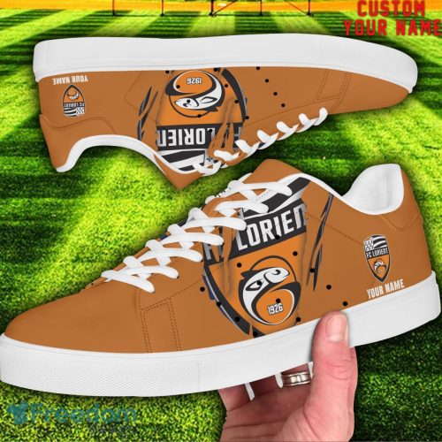 FC Lorient L1 Custom Name Unique Gift Low Top Skate Shoes Gifts For Fans Product Photo 2