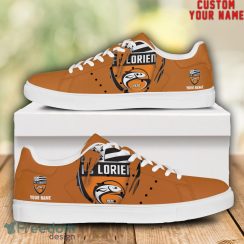 FC Lorient L1 Custom Name Unique Gift Low Top Skate Shoes Gifts For Fans