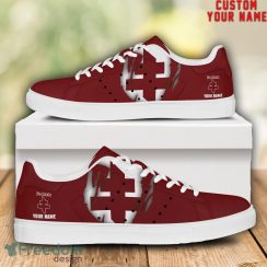 FC Metz L1 Custom Name Unique Gift Low Top Skate Shoes Gifts For Fans