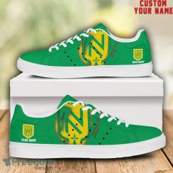 FC Nantes L1 Custom Name Unique Gift Low Top Skate Shoes Gifts For Fans