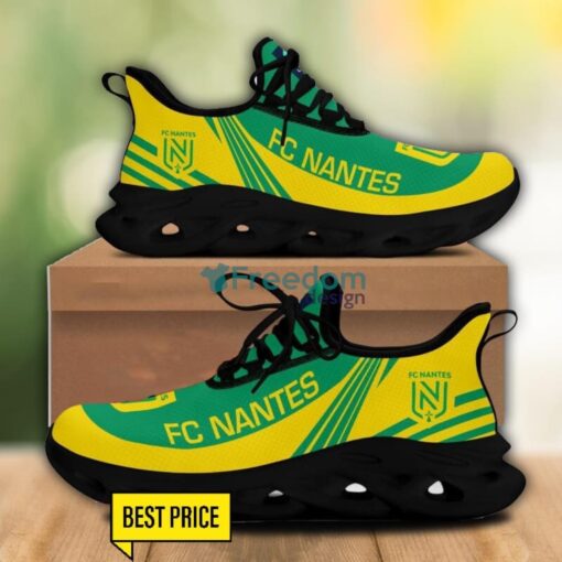 FC Nantes Max Soul Sneakers Striped Men Women Limited Running Shoes Product Photo 2