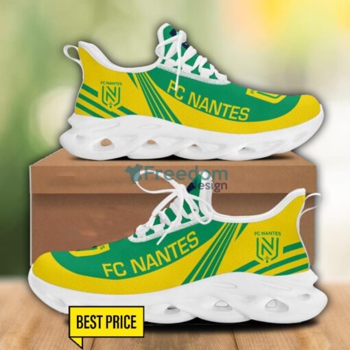 FC Nantes Max Soul Sneakers Striped Men Women Limited Running Shoes Product Photo 1