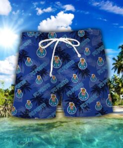 FC Porto 3D Hawaiian Shirt and Shorts Vinatge Tree Pattern Beach Shirt For Fans Product Photo 2