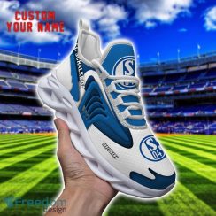 FC Schalke 04 Sneakers Max Soul Shoes For Men And Women Custom Name Team Gift Product Photo 1