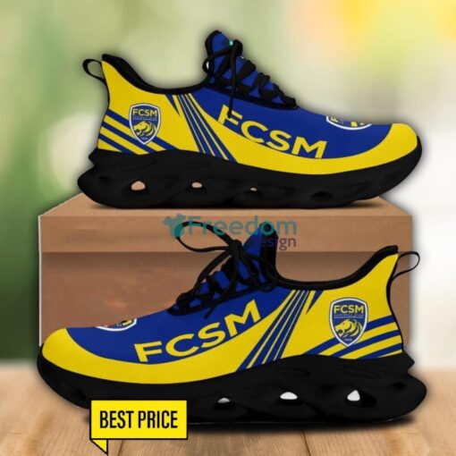 FC Sochaux-Montbeliard Max Soul Sneakers Striped Men Women Limited Running Shoes Product Photo 2