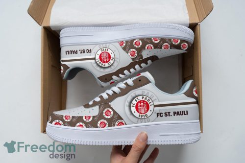 FC St. Pauli Air Force Shoes For Fans AF1 Sneakers Product Photo 1