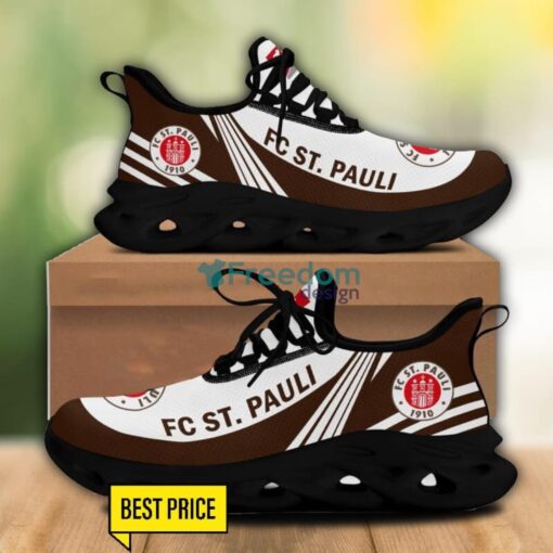 FC St. Pauli Max Soul Sneakers Striped Men Women Limited Running Shoes Product Photo 2