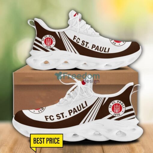 FC St. Pauli Max Soul Sneakers Striped Men Women Limited Running Shoes Product Photo 1