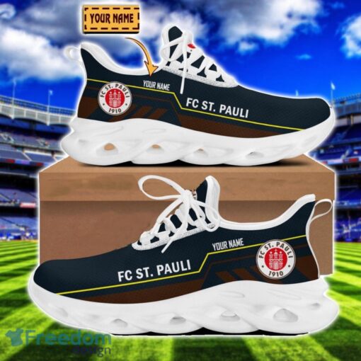 FC St. Pauli Sneakers Limited Max Soul Shoes For Men And Women Custom Name Product Photo 2