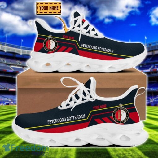 Feyenoord Rotterdam Sneakers Limited Max Soul Shoes For Men And Women Custom Name Product Photo 2